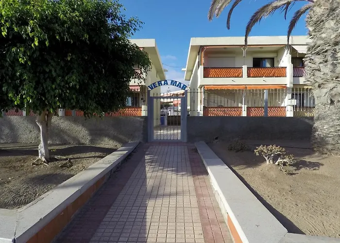 Vera Mar 8a - Primera Linea Con Piscina Y Parking شقة أرونا